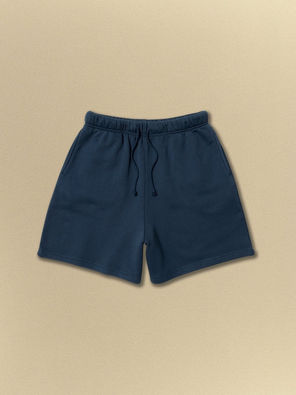 Elwood Core Sweat Short Midnight Blue 5”Midweight Cotton